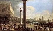 CARLEVARIS, Luca The Wharf, Looking toward the Doge s Palace oil painting on canvas